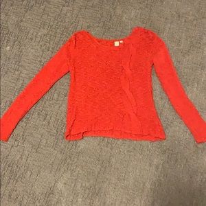 Anthropology Yellow Bird Sweater